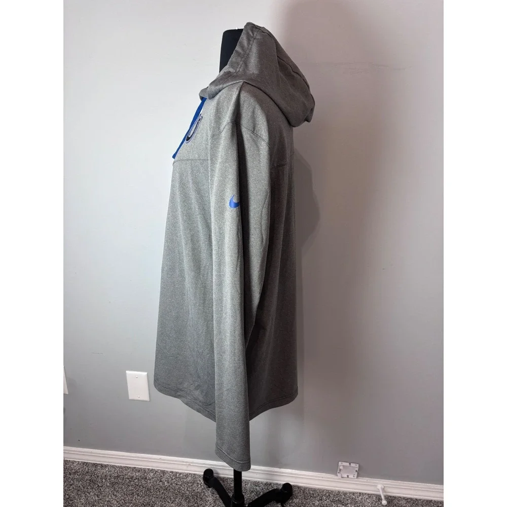 Nike Indianapolis Colts NFL Dri-FIT Gray Hoodie‎ Sweatshirt Men's Medium
